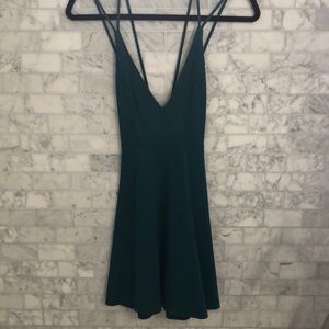 Urban outfitters mini dress xs green